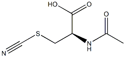 N-acetyl-beta-thiocyanatoalanine Struktur