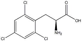 2,4,6-trichlorophenylalanine Struktur