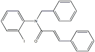 N-benzyl-2'-iodocinnamanilide Struktur