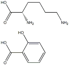 lysine- salycilate Struktur