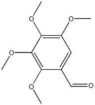 2,3,4,5-tetramethoxybenzaldehyde Struktur