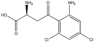 4,6-dichlorokynurenine Struktur