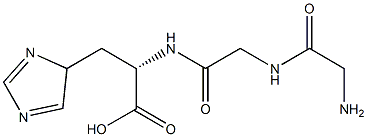 glycyl-glycyl-histidine Struktur