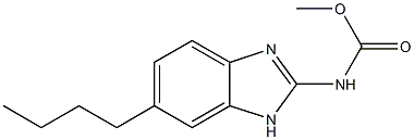 METHYL6-BUTYL-2-BENZIMIDAZOLECARBAMATE Struktur