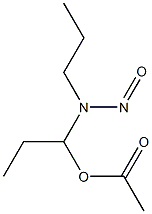 N-(ALPHA-ACETOXY-N-PROPYL)-N-N-PROPYLNITROSAMINE Struktur