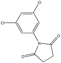 SUCCINIMIDE,N-(3,5-DICHLOROPHENYL)- Struktur