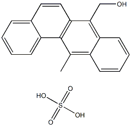 7-HYDROXYMETHYL-12-METHYLBENZ[A]ANTHRACENESULPHATE Struktur