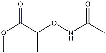 METHYL2-(ACETAMIDOOXY)PROPIONATE Struktur