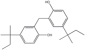 BIS(2-HYDROXY-5-TERT-AMYLPHENYL)METHANE Struktur