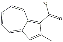 METHYLAZULENE-1-CARBOXYLATE Struktur