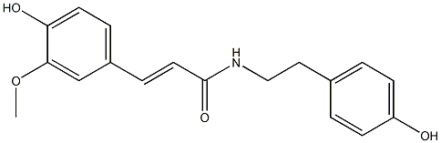 N-FERULOYLTYRAMINE Struktur