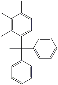 TETRAMETHYLTRIPHENYLMETHANE Struktur