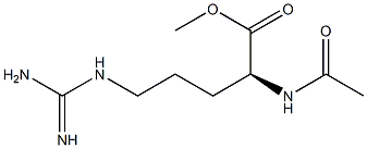 N-ALPHA-ACETYL-L-ARGININEMETHYLESTER Struktur