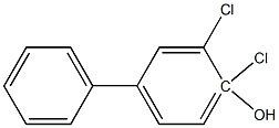 4-HYDROXY-3,4-DICHLOROBIPHENYL Struktur