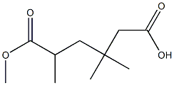 METHYL2,4,4-TRIMETHYLADIPATE Struktur