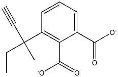 1-ETHYL-1-METHYL-2-PROPYNYLPHTHALATE Struktur