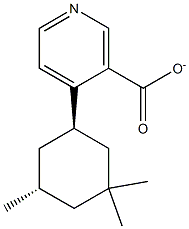 TRANS-3,3,5-TRIMETHYLCYCLOHEXYLNICOTINATE Struktur