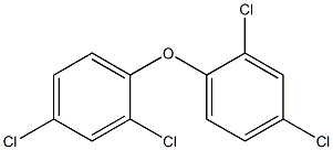 2,4,2',4'-TETRACHLORODIPHENYLOXIDE Struktur