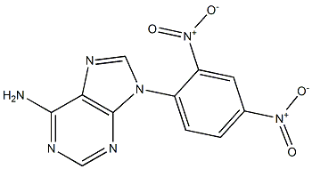 N9-(2,4-DINITROPHENYL)ADENINE Struktur