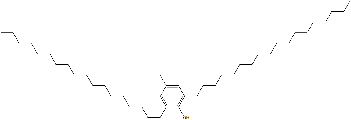 2,6-DIOCTADECYL-PARA-CRESOL Struktur