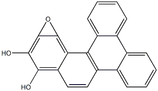 (+/-)-ANTI-BENZO[G]CHRYSENE-11,12-DIOL-13,14-EPOXIDE Struktur