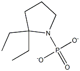 DIETHYLPYRROLIDINOPHOSPHONATE Struktur