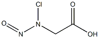 GLYCINE,N-CHLORO-N-NITROSO- Struktur