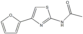 ACETAMIDE,N-(4-(2-FURYL)-2-THIAZOLYL)- Struktur