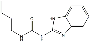 1-(BENZIMIDAZOL-2-YL)-3-BUTYLUREA Struktur