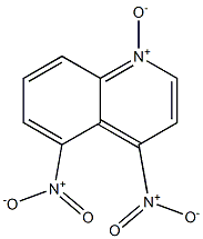 5-NITRO-4-NITROQUINOLINE-1-OXIDE Struktur