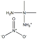 2,2-DIMETHYLTRIAZANIUMNITRATE Struktur