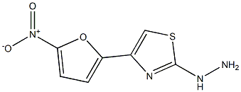 2-HYDRAZINO-4-(5-NITRO-2-FURYL)THIAZOLE Struktur