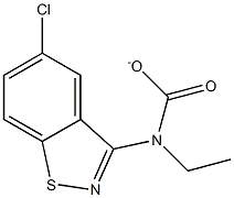 5-CHLORO-BENZISOTHIAZOLE-3-ETHYLCARBAMATE Struktur