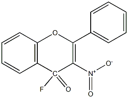 4FLUORO3NITROFLAVONE Struktur