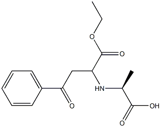 N-(1-(ETHOXYCARBONYL)-3-OXO-3-PHENYLPROPYL)ALANINE Struktur