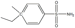 4-ETHYL-4-TOLUENESULPHONAMIDE Struktur