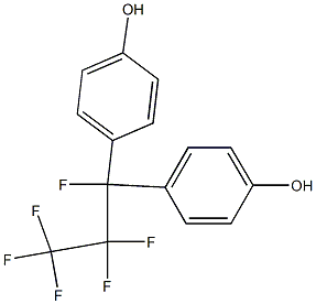 4,4-(HEXAFLUOROPROPYLIDENE)DIPHENOL Struktur