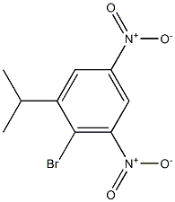 2-ISOPROPYL-4,6-DINITROBROMOBENZENE Struktur