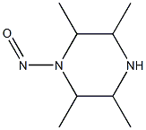 2,3,5,6-TETRAMETHYLNITROSOPIPERAZINE Struktur