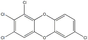 1,2,3,7-TETRACHLORODIBENZO-PARA-DIOXIN Struktur