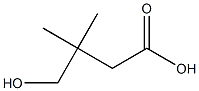 BETA,BETA-DIMETHYL-GAMMA-HYDROXYBUTYRICACID Struktur