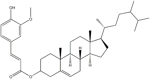 24-METHYLCHOLESTEROLTRANS-FERULATE Struktur