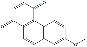 7-METHOXY-1,4-PHENANTHRENEQUINONE Struktur