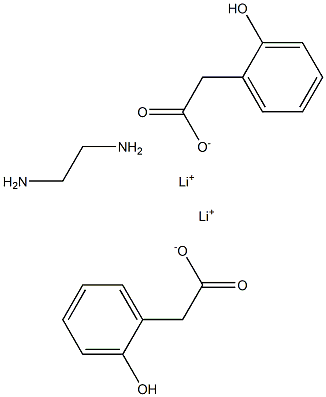 DILITHIUMETHYLENEDIAMINEDI(2-HYDROXYPHENYLACETATE) Struktur