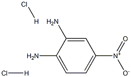 4-NITRO-ORTHO-PHENYLENEDIAMINEDIHYDROCHLORIDE Struktur