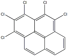 PENTACHLOROPYRENE Struktur