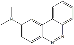 2-DIMETHYLAMINOBENZO[C]CINNOLINE Struktur