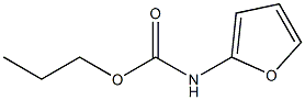 2-FURANCARBAMICACID,N-PROPYLESTER Struktur