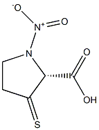 N-NITRO-L-THIOPROLINE Struktur