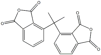 ISOPROPYLIDENEBIS(PHTHALICANHYDRIDE) Struktur